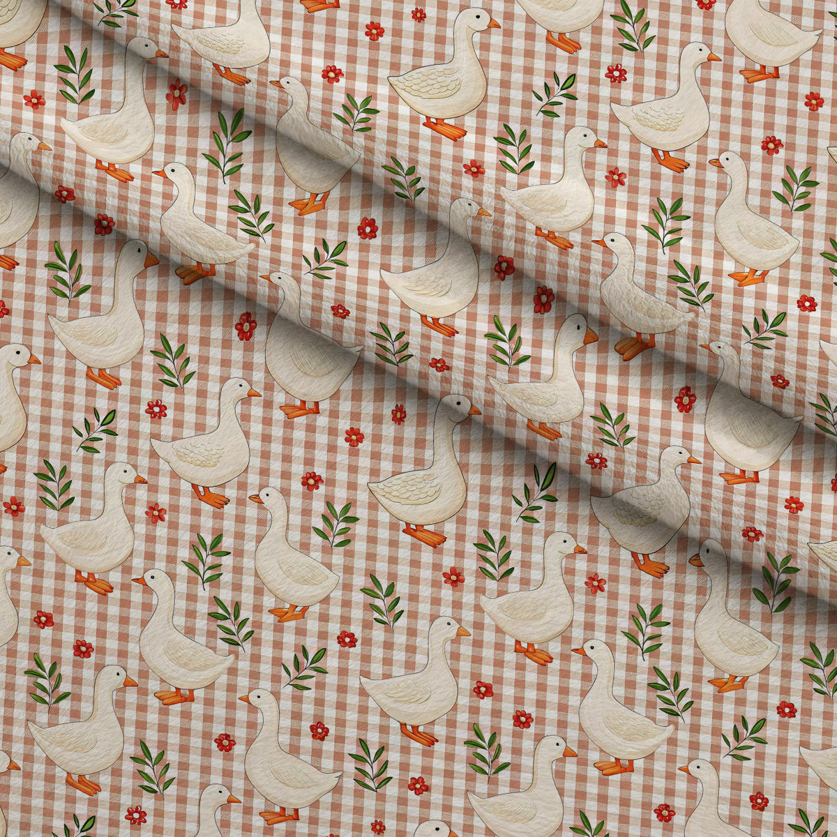 Gosling Plaid Pattern 3 Minky Fabric