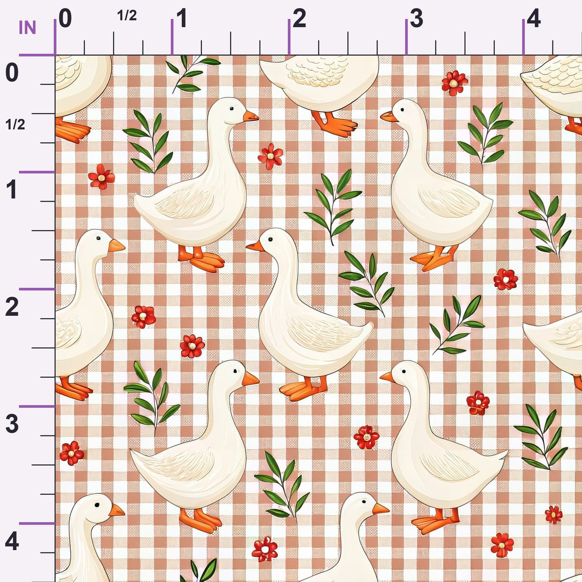 Gosling Plaid Pattern 3 Minky Fabric