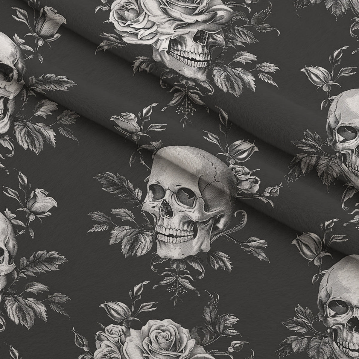 Gothic Blooms Pattern 2 Minky Fabric