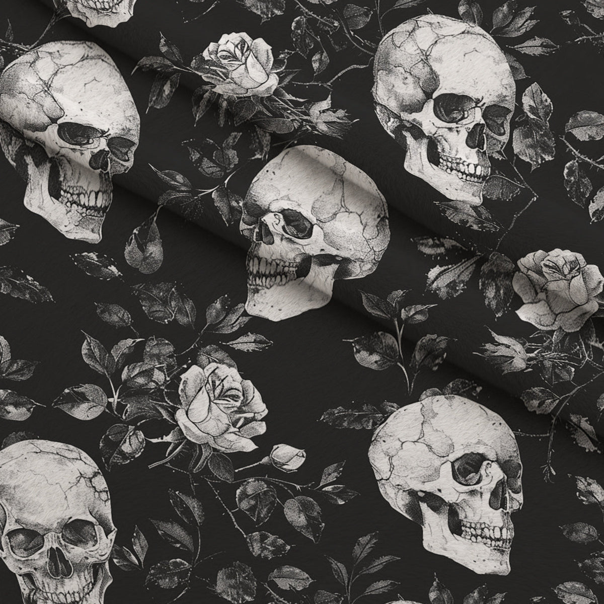 Gothic Blooms Pattern 3 Minky Fabric