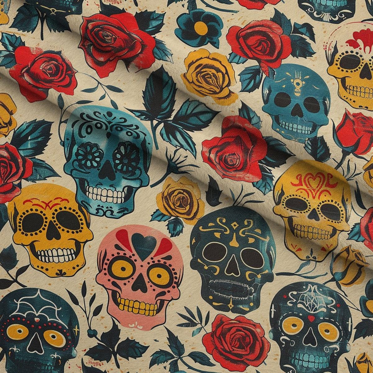 Gothic Blooms Pattern 4 Minky Fabric