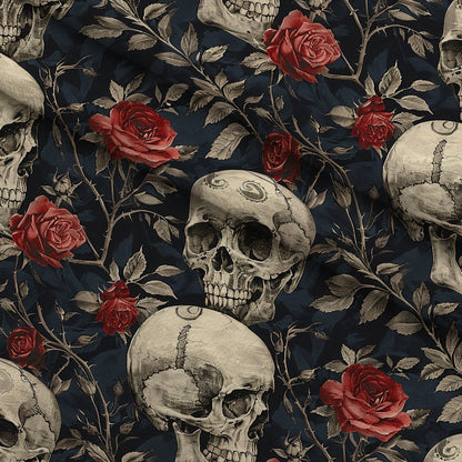 Gothic Blooms Pattern 6 Minky Fabric