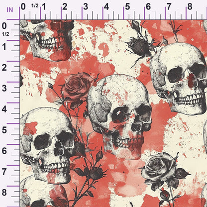 Gothic Blooms Pattern 7 Minky Fabric