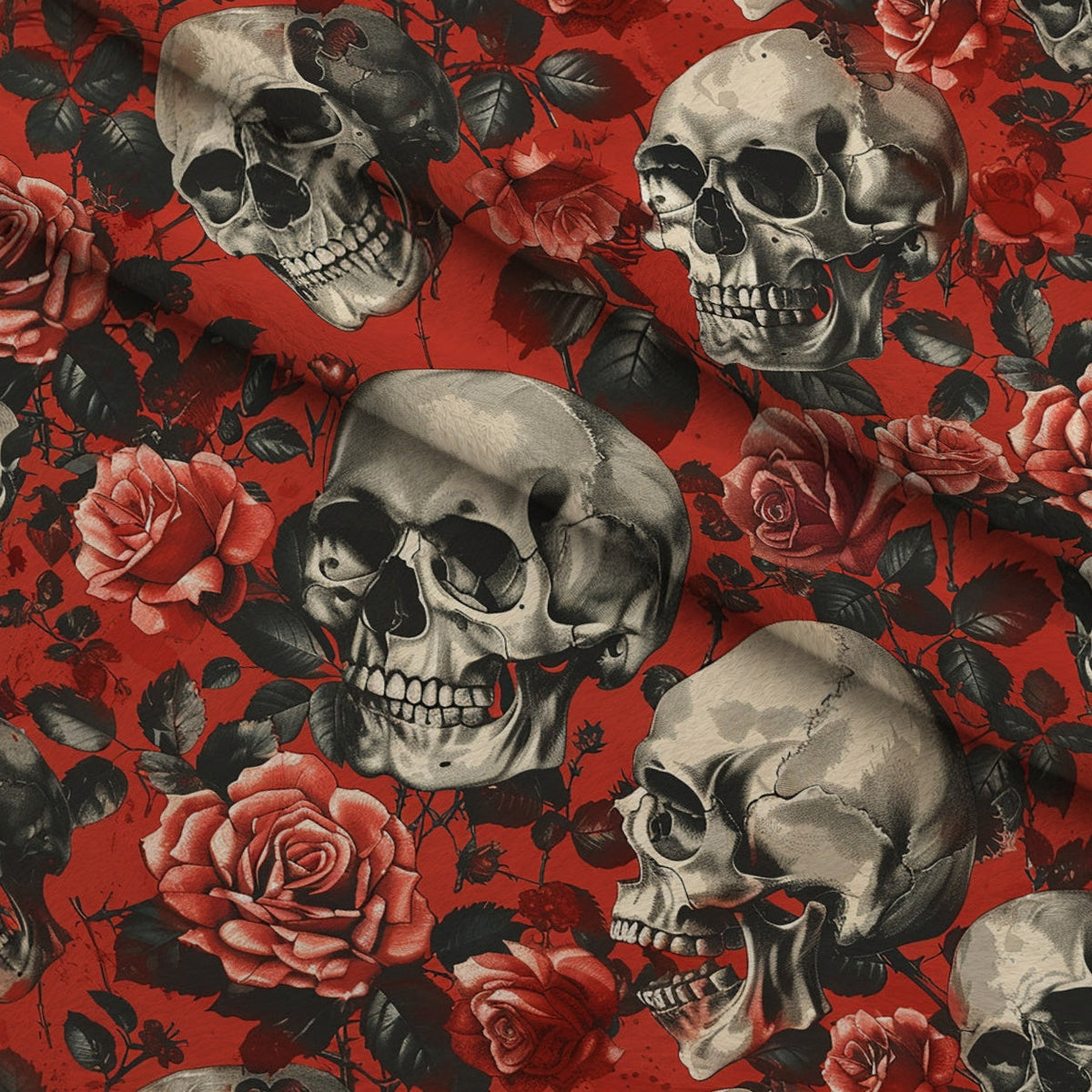 Gothic Blooms Pattern 8 Minky Fabric