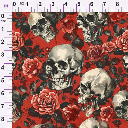 Gothic Blooms Pattern 8 Minky Fabric