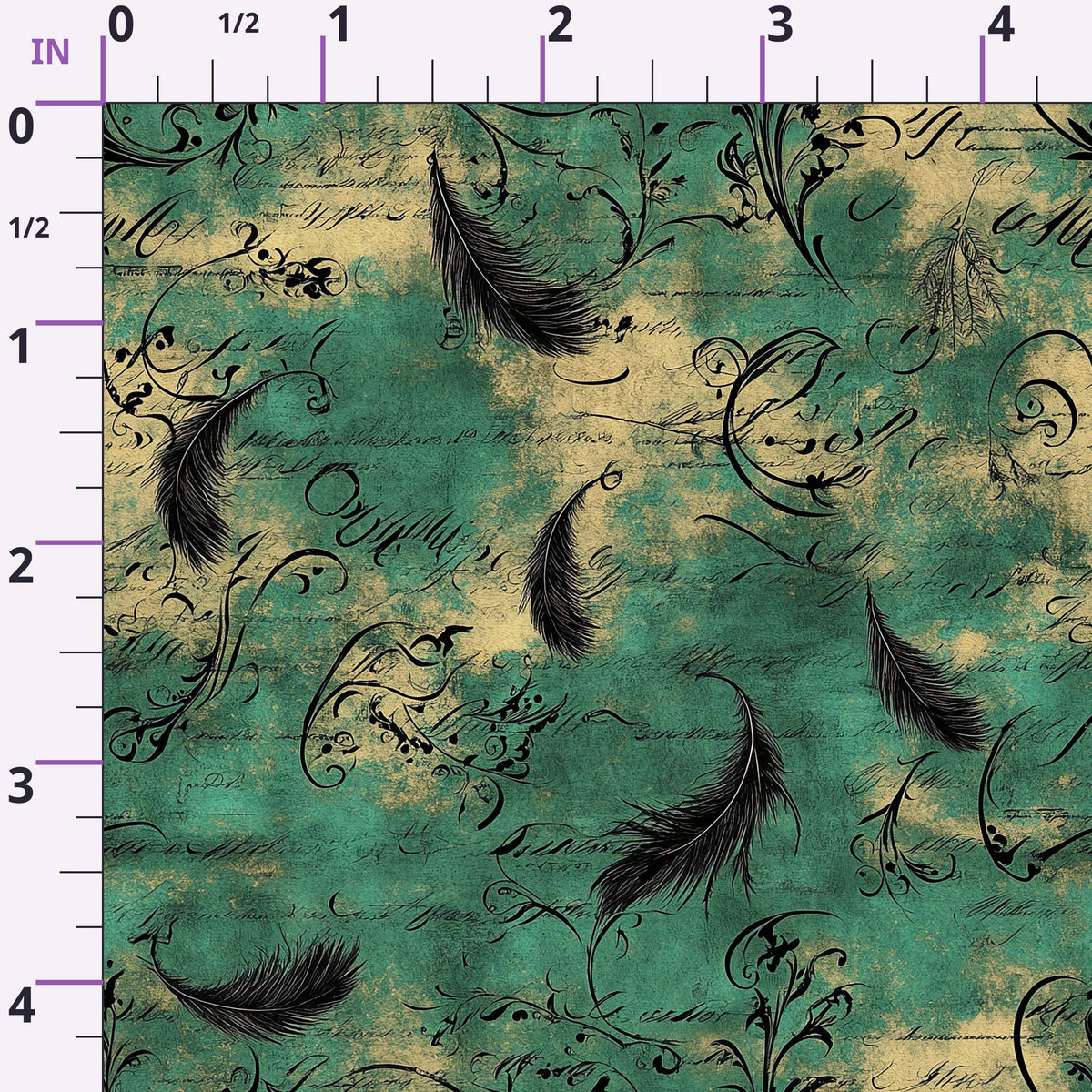 Gothic Fairytale Pattern 10 Minky Fabric
