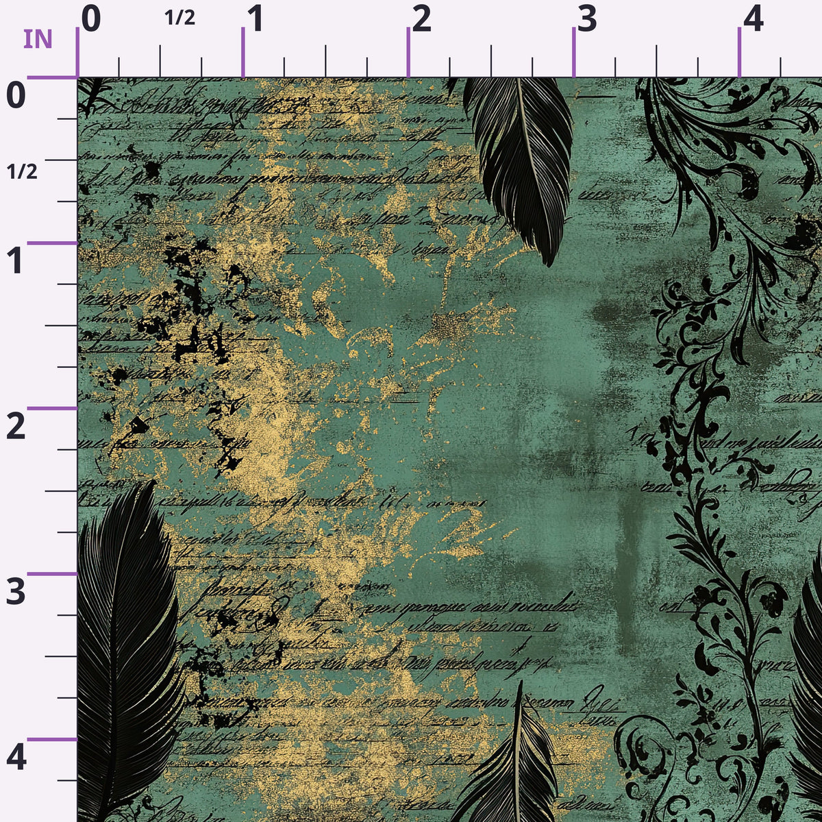 Gothic Fairytale Pattern 13 Minky Fabric