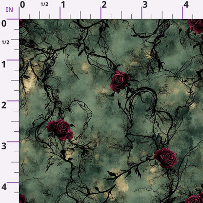 Gothic Fairytale Pattern 14 Minky Fabric