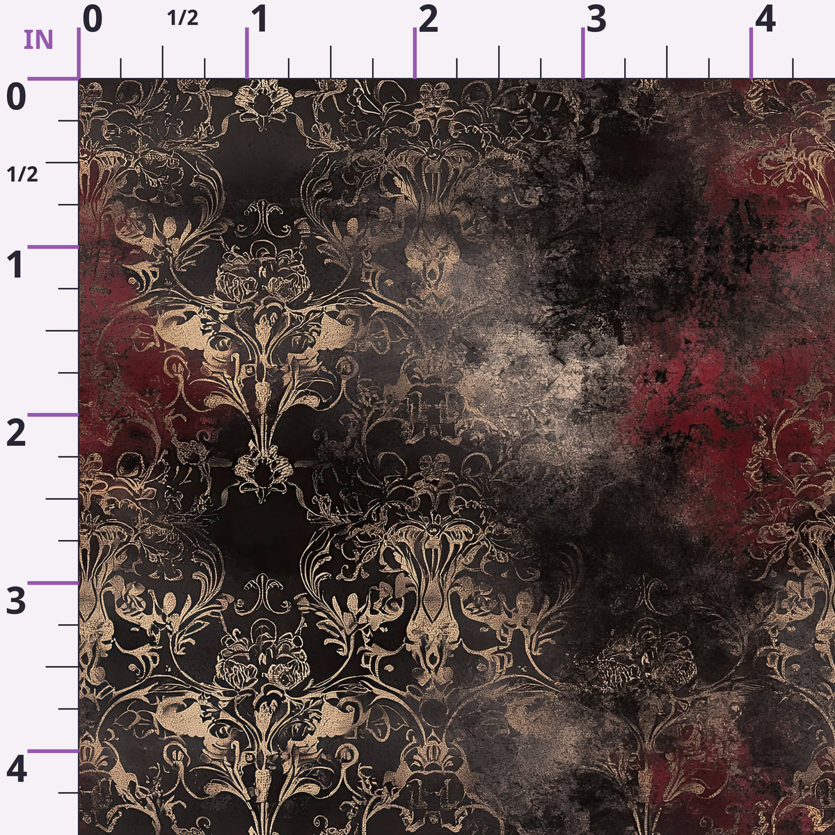 Gothic Fairytale Pattern 16 Minky Fabric