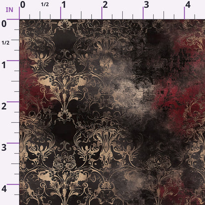Gothic Fairytale Pattern 16 Minky Fabric