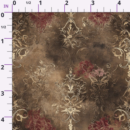 Gothic Fairytale Pattern 17 Minky Fabric