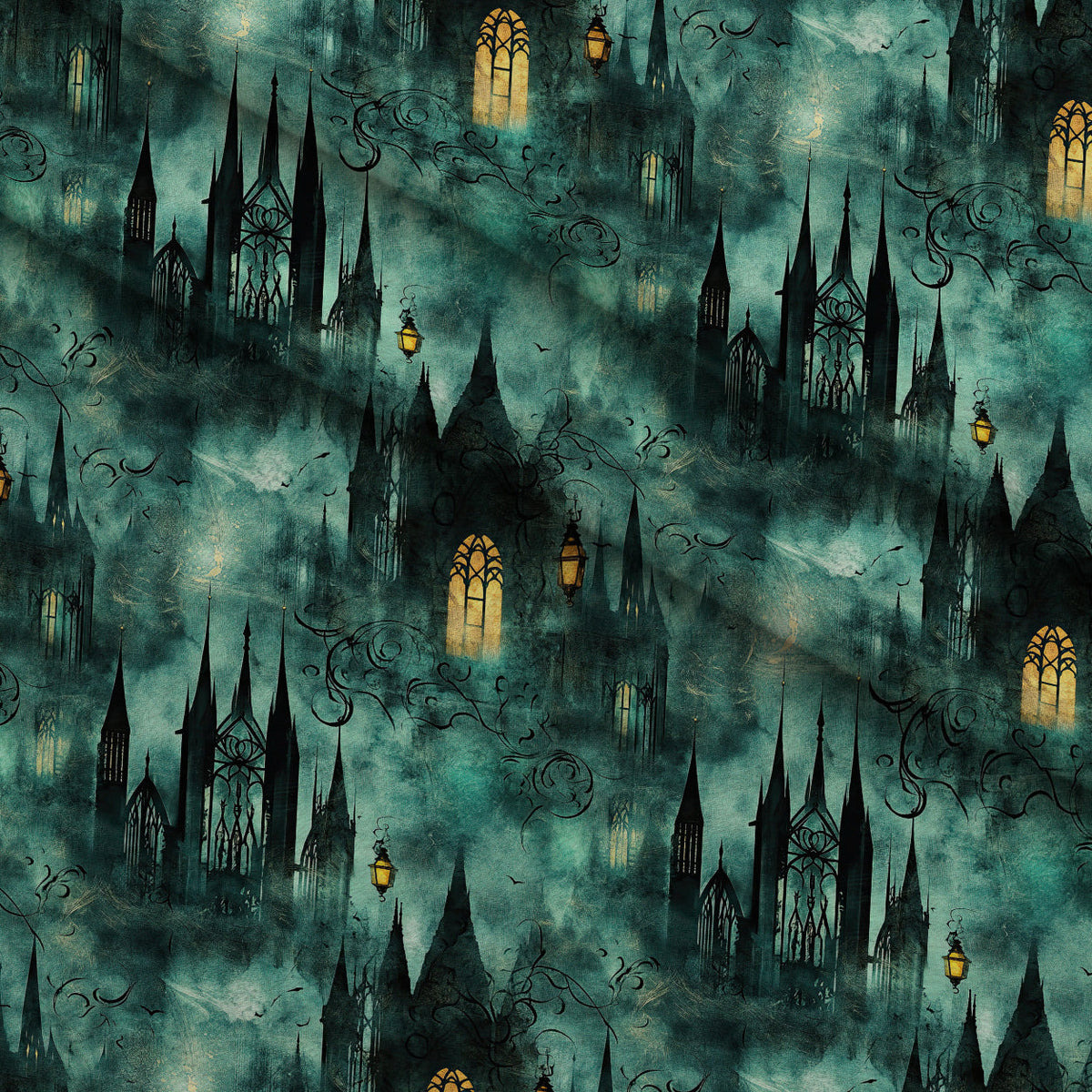 Gothic Fairytale Pattern 18 Minky Fabric