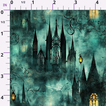 Gothic Fairytale Pattern 18 Minky Fabric