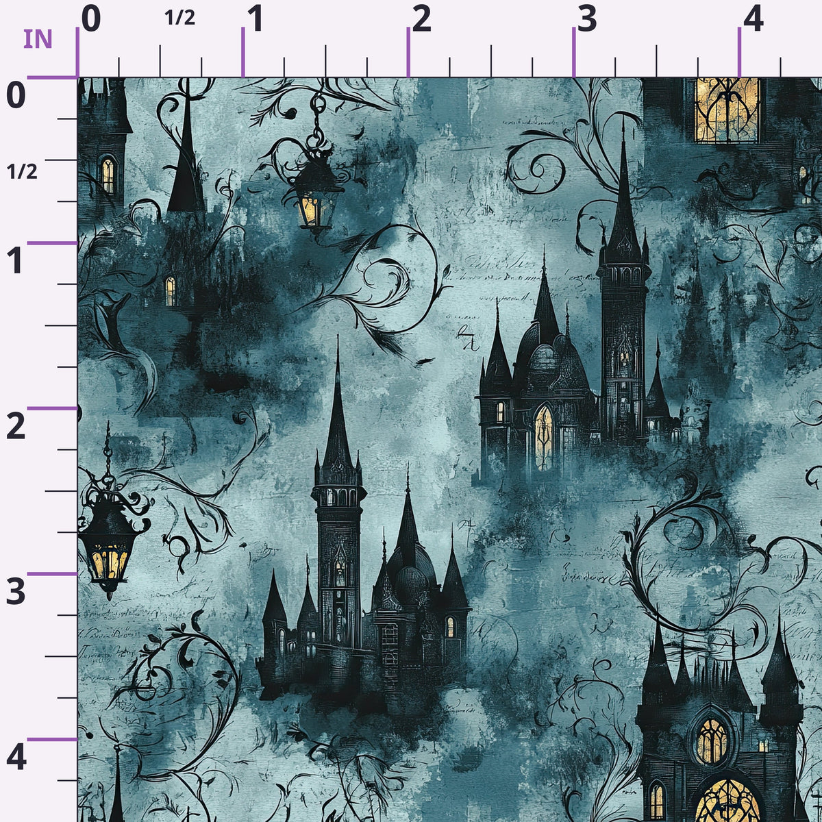 Gothic Fairytale Pattern 19 Minky Fabric