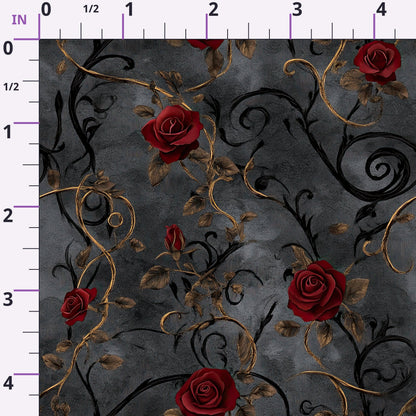 Gothic Fairytale Pattern 23 Minky Fabric