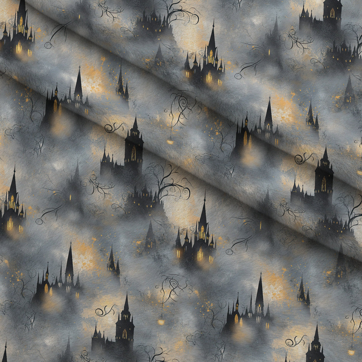 Gothic Fairytale Pattern 25 Minky Fabric