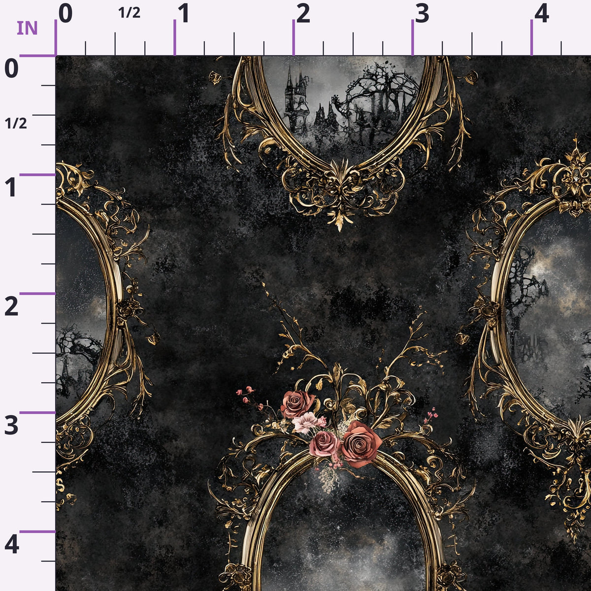 Gothic Fairytale Pattern 29 Minky Fabric