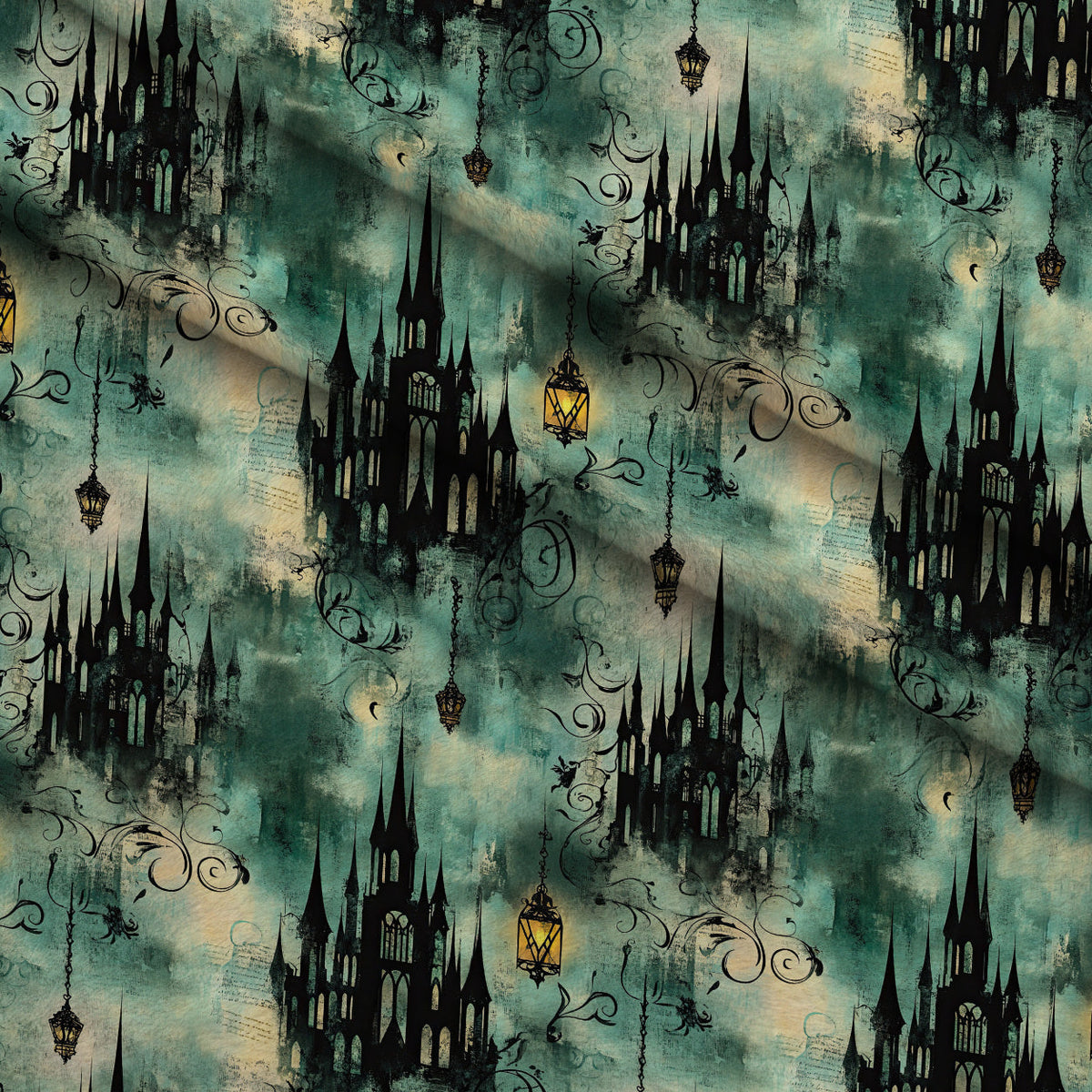 Gothic Fairytale Pattern 31 Minky Fabric