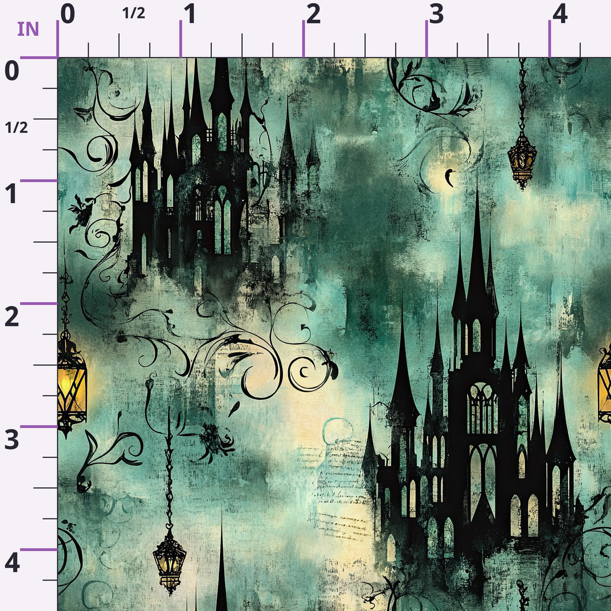 Gothic Fairytale Pattern 31 Minky Fabric