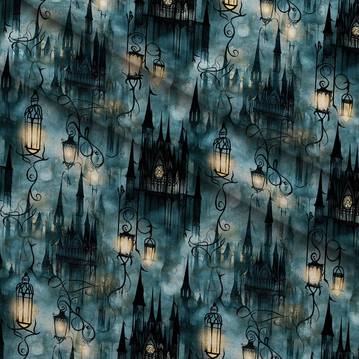Gothic Fairytale Pattern 32 Minky Fabric