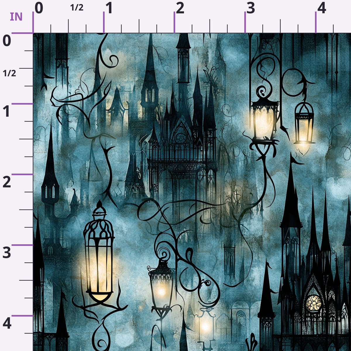 Gothic Fairytale Pattern 32 Minky Fabric