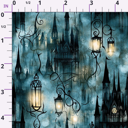 Gothic Fairytale Pattern 32 Minky Fabric