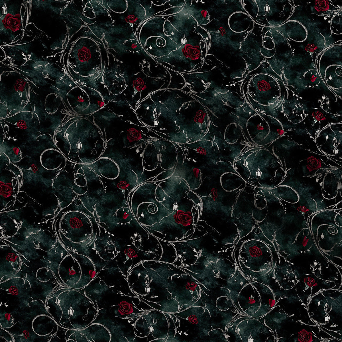 Gothic Fairytale Pattern 46 Minky Fabric
