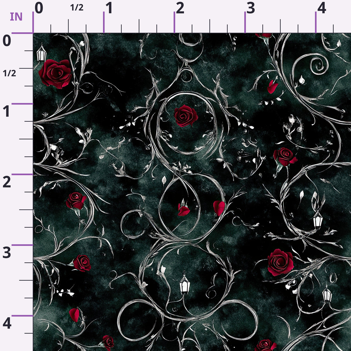 Gothic Fairytale Pattern 46 Minky Fabric