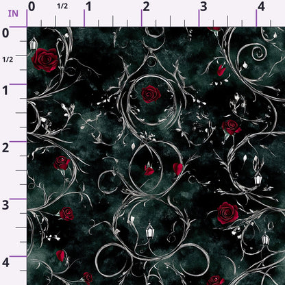 Gothic Fairytale Pattern 46 Minky Fabric