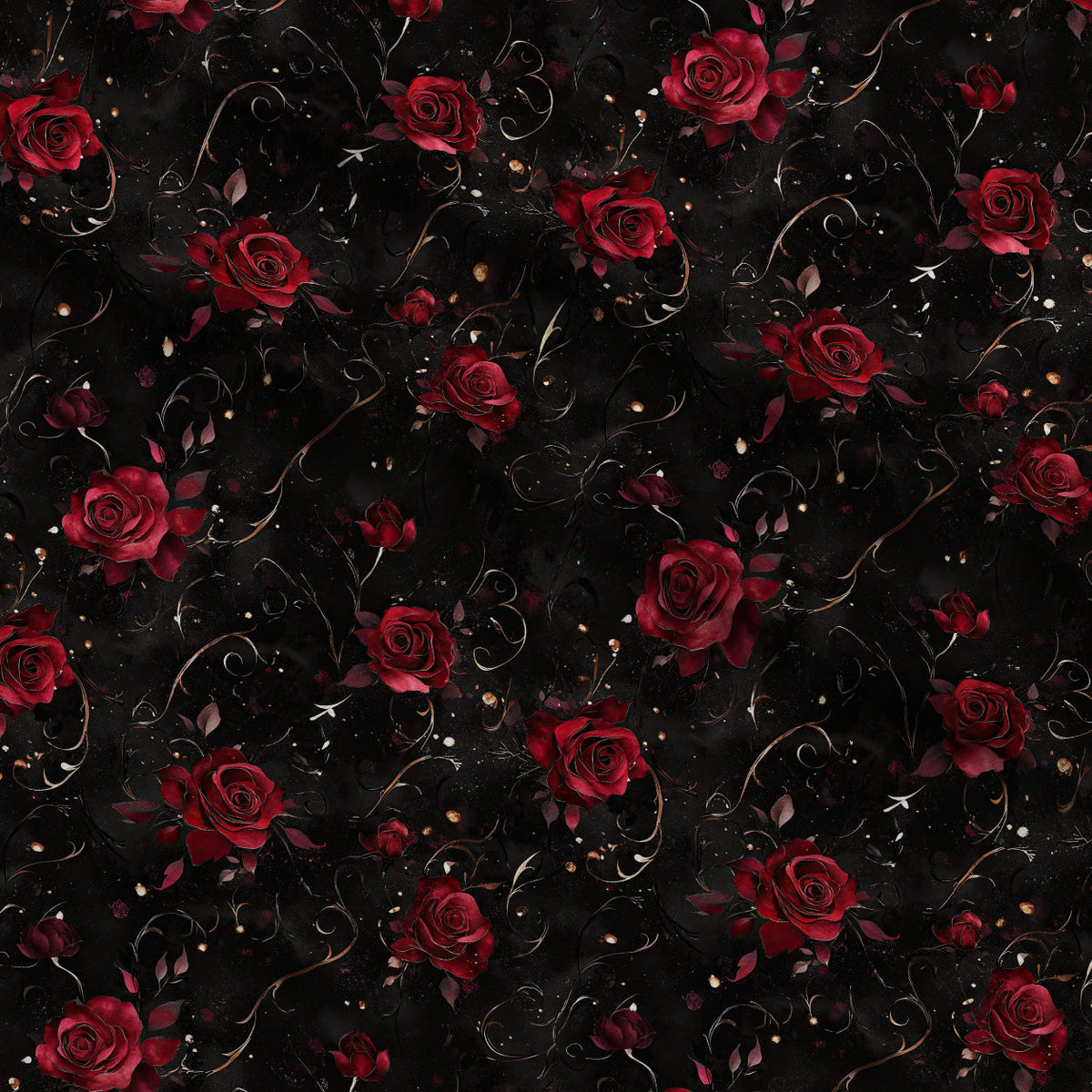 Gothic Fairytale Pattern 48 Minky Fabric