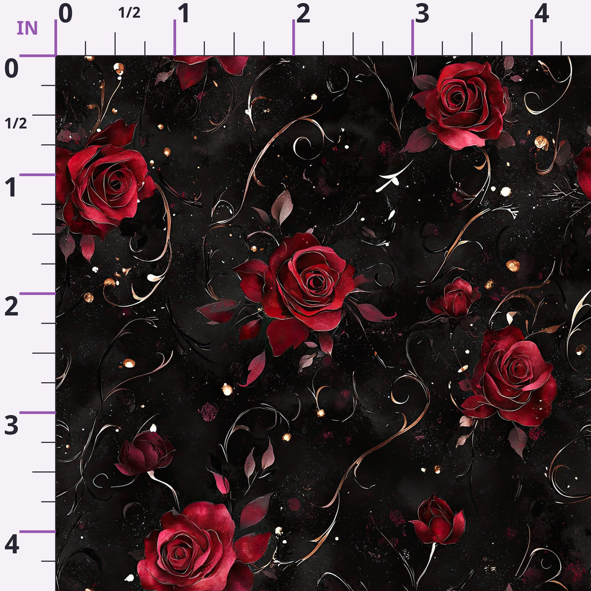Gothic Fairytale Pattern 48 Minky Fabric