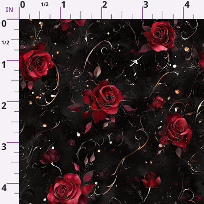Gothic Fairytale Pattern 48 Minky Fabric