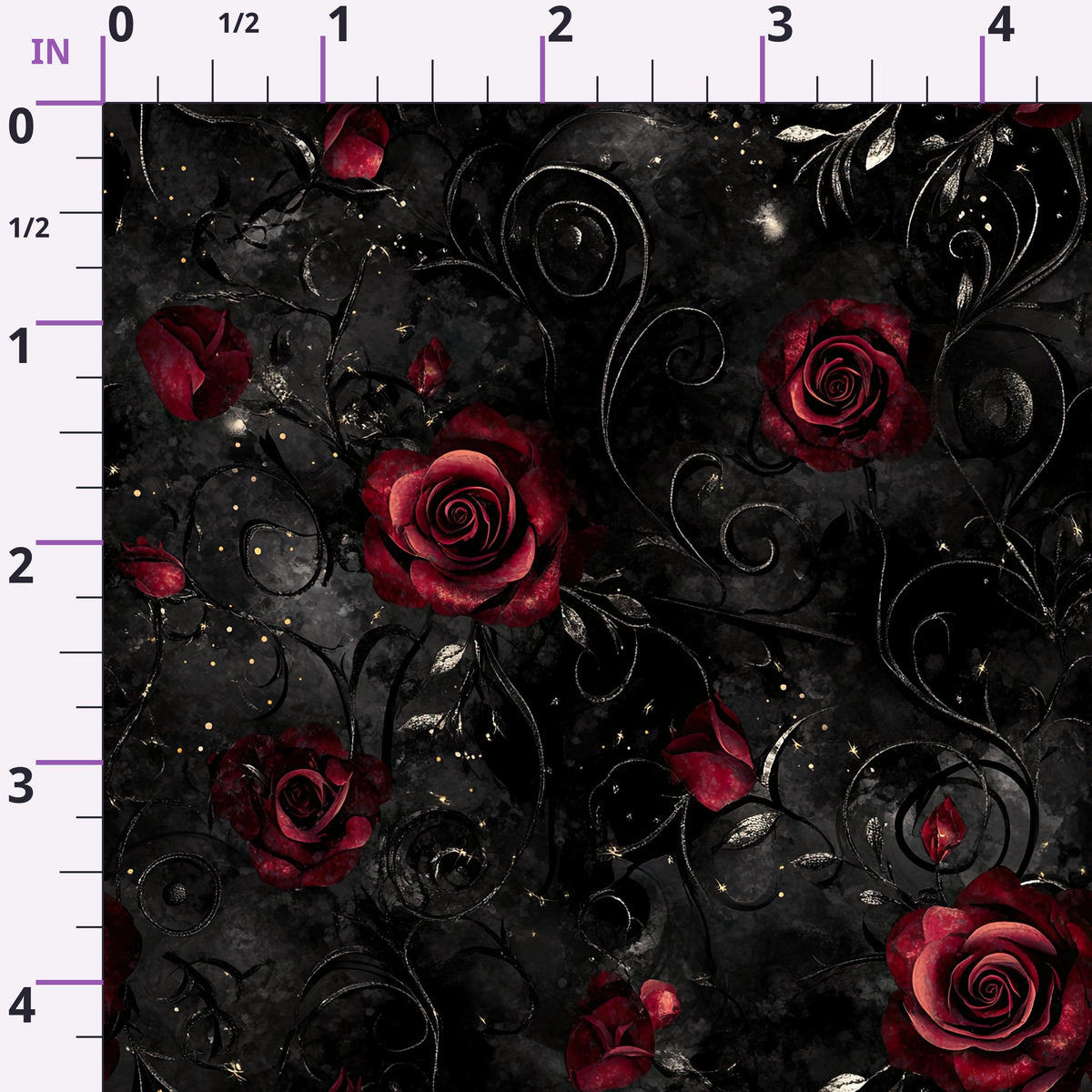Gothic Fairytale Pattern 50 Minky Fabric