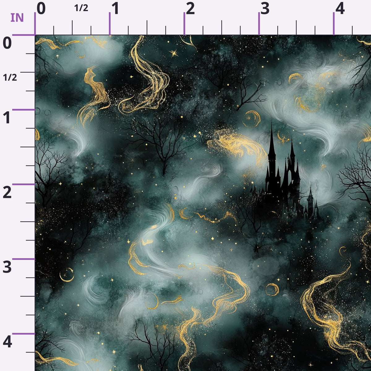 Gothic Fairytale Pattern 51 Minky Fabric