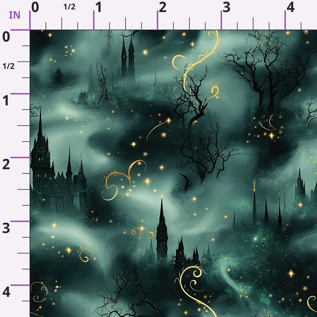 Gothic Fairytale Pattern 52 Minky Fabric