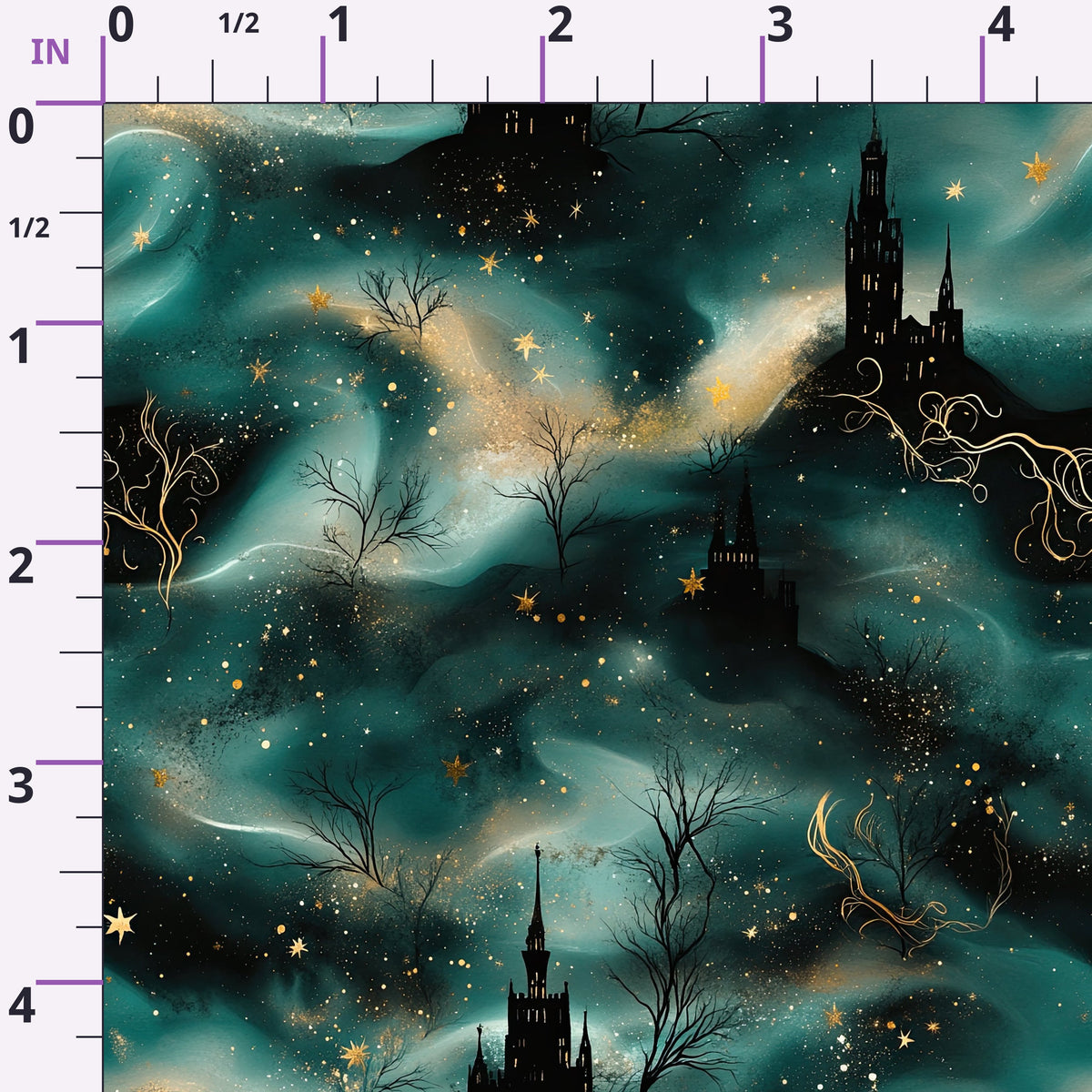 Gothic Fairytale Pattern 53 Minky Fabric