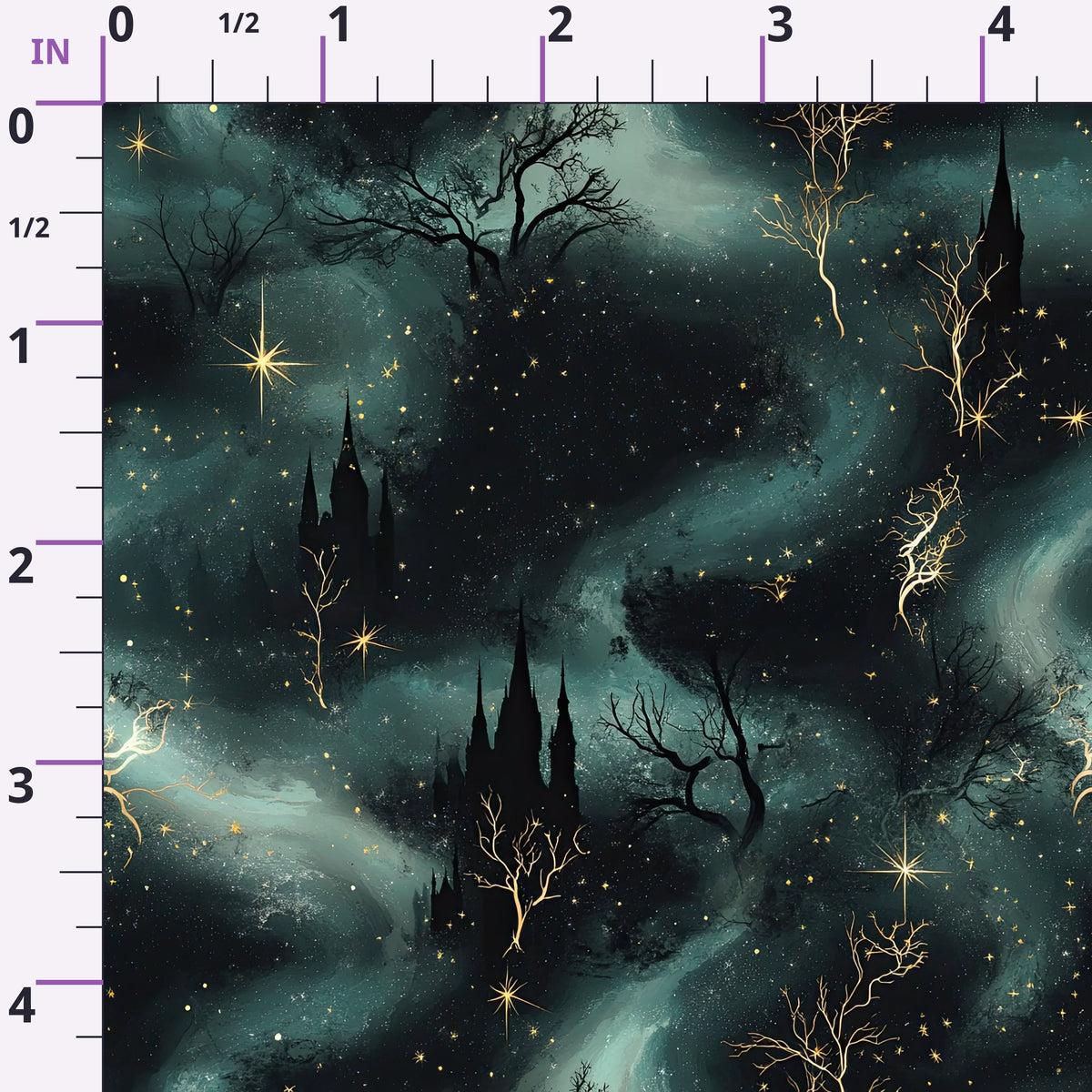 Gothic Fairytale Pattern 54 Minky Fabric