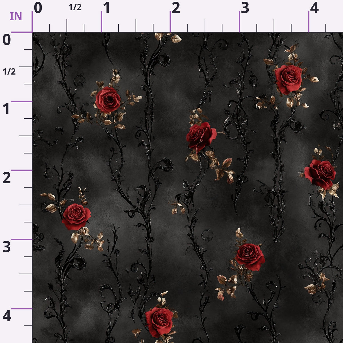 Gothic Fairytale Pattern 56 Minky Fabric