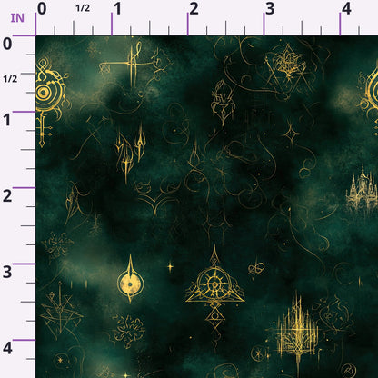 Gothic Fairytale Pattern 6 Minky Fabric
