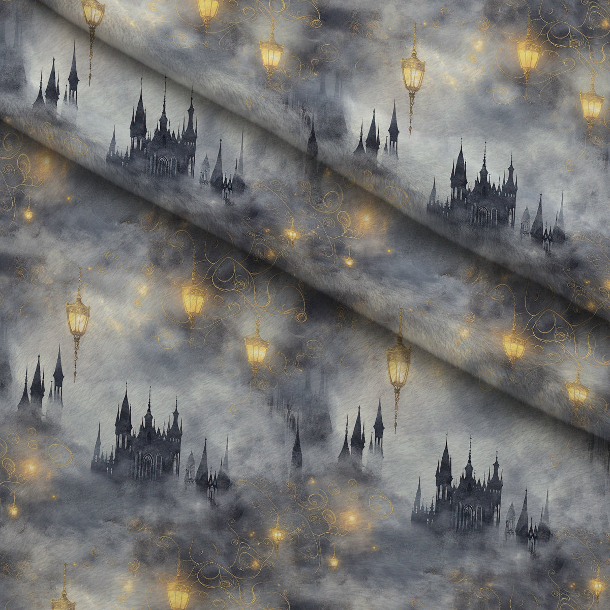 Gothic Fairytale Pattern 62 Minky Fabric