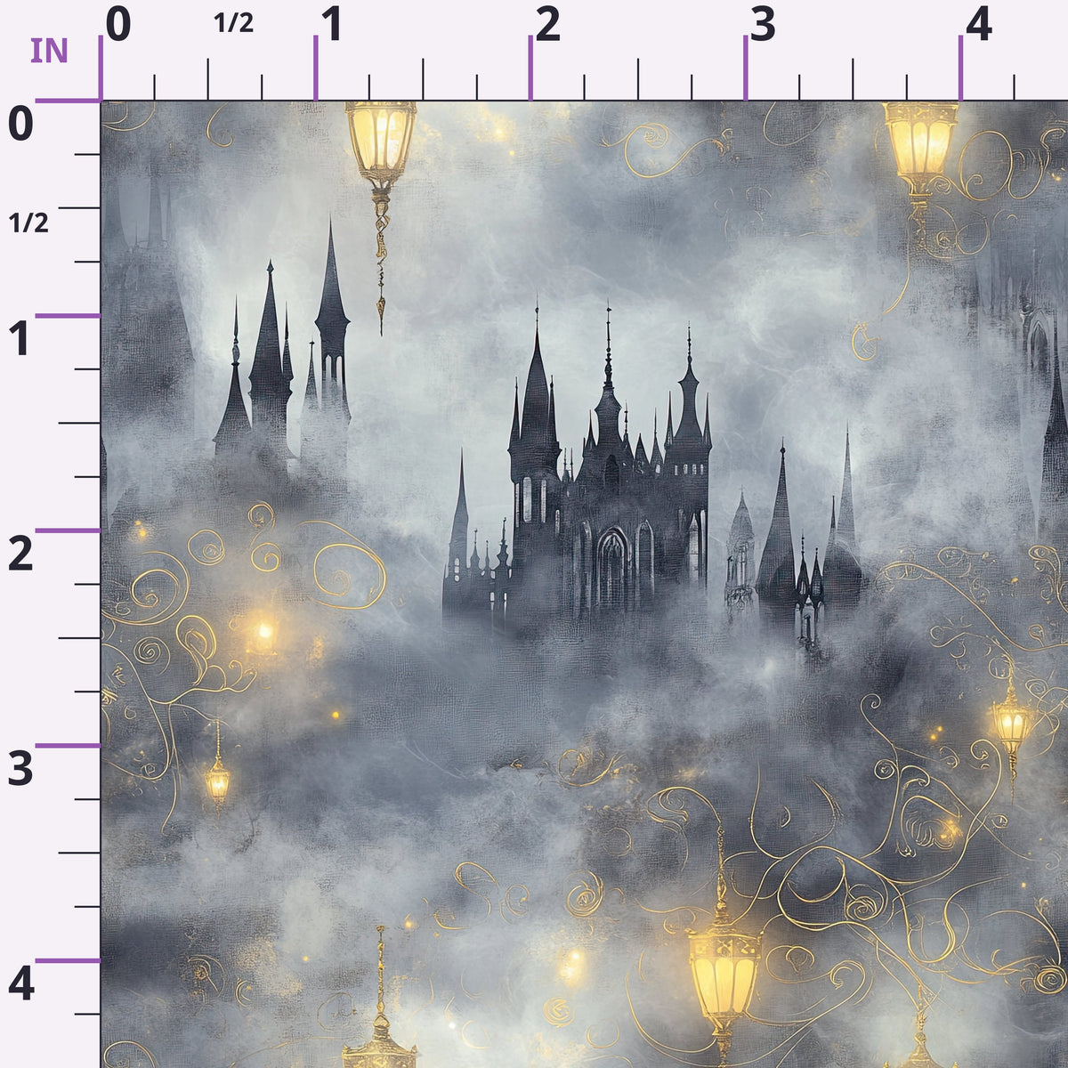 Gothic Fairytale Pattern 62 Minky Fabric