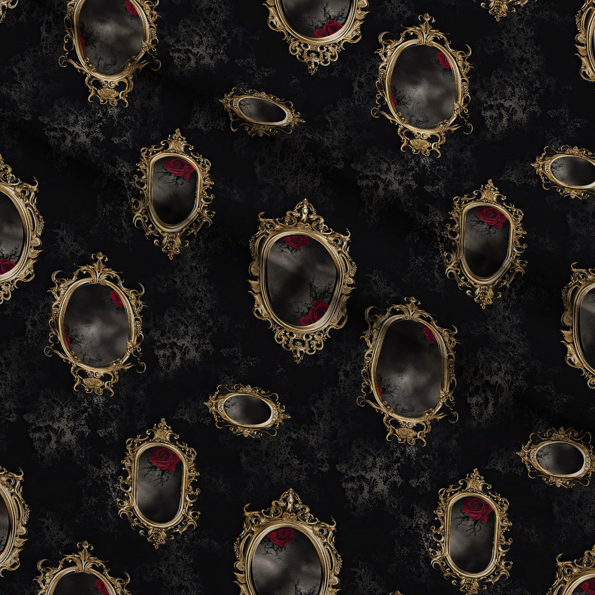 Gothic Fairytale Pattern 64 Minky Fabric