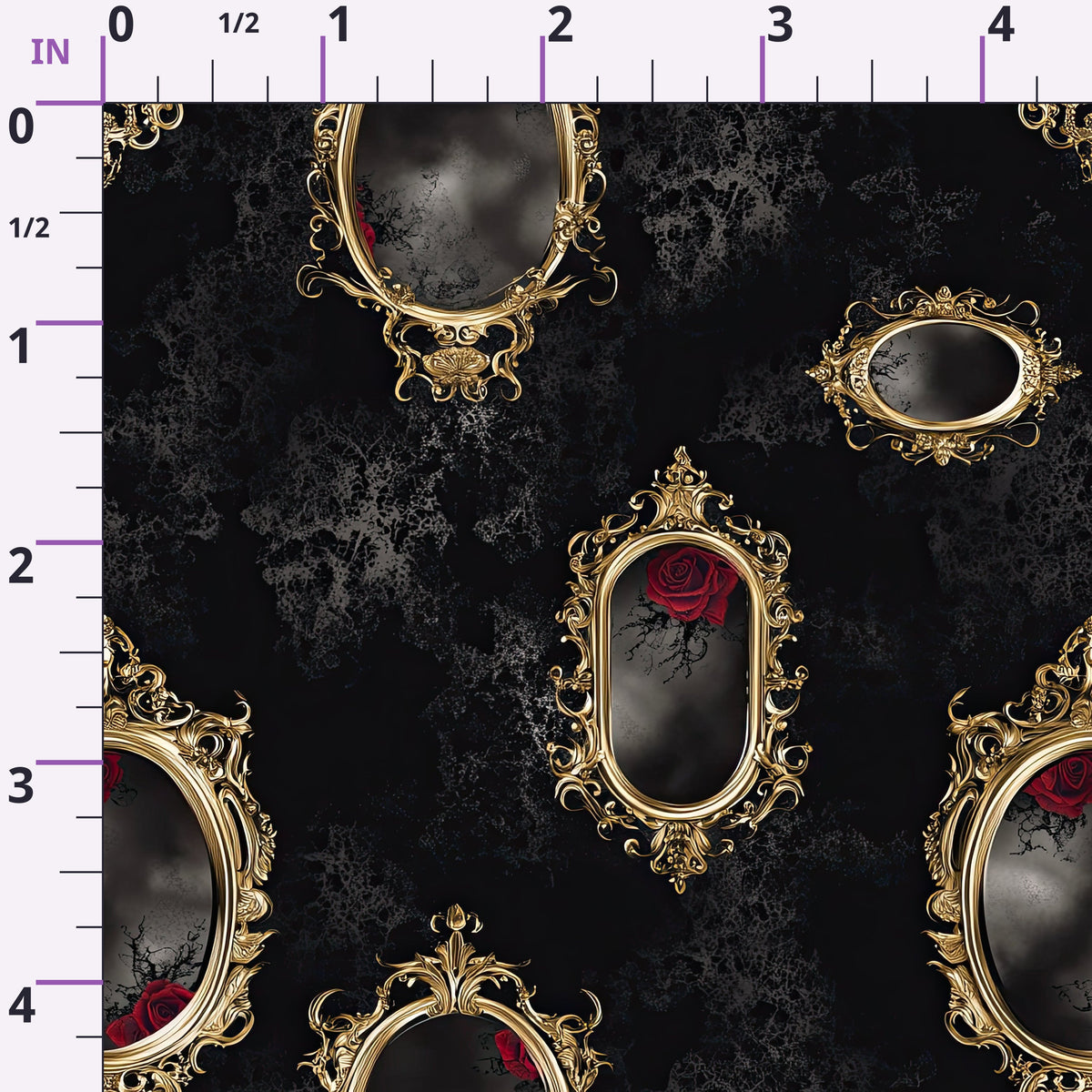Gothic Fairytale Pattern 64 Minky Fabric