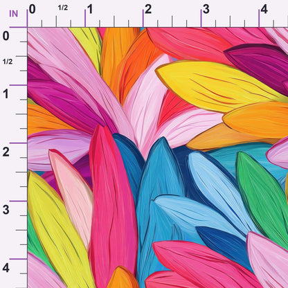 Gouache Garden Pattern 3 Minky Fabric