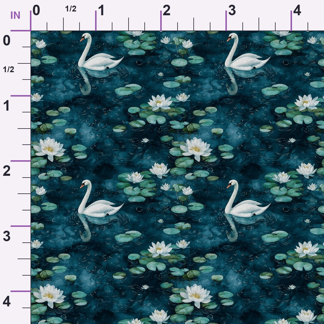 Graceful Waters Pattern 13 Minky Fabric