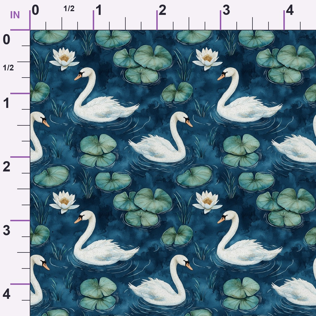 Graceful Waters Pattern 16 Minky Fabric