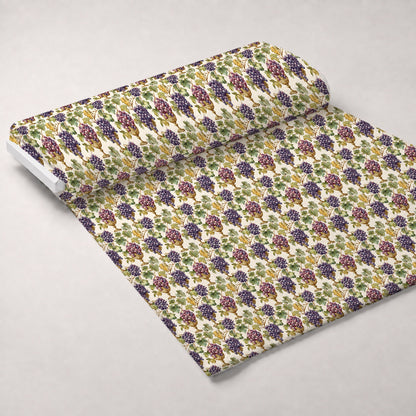 Grapes and Goblets Pattern 15 Minky Fabric