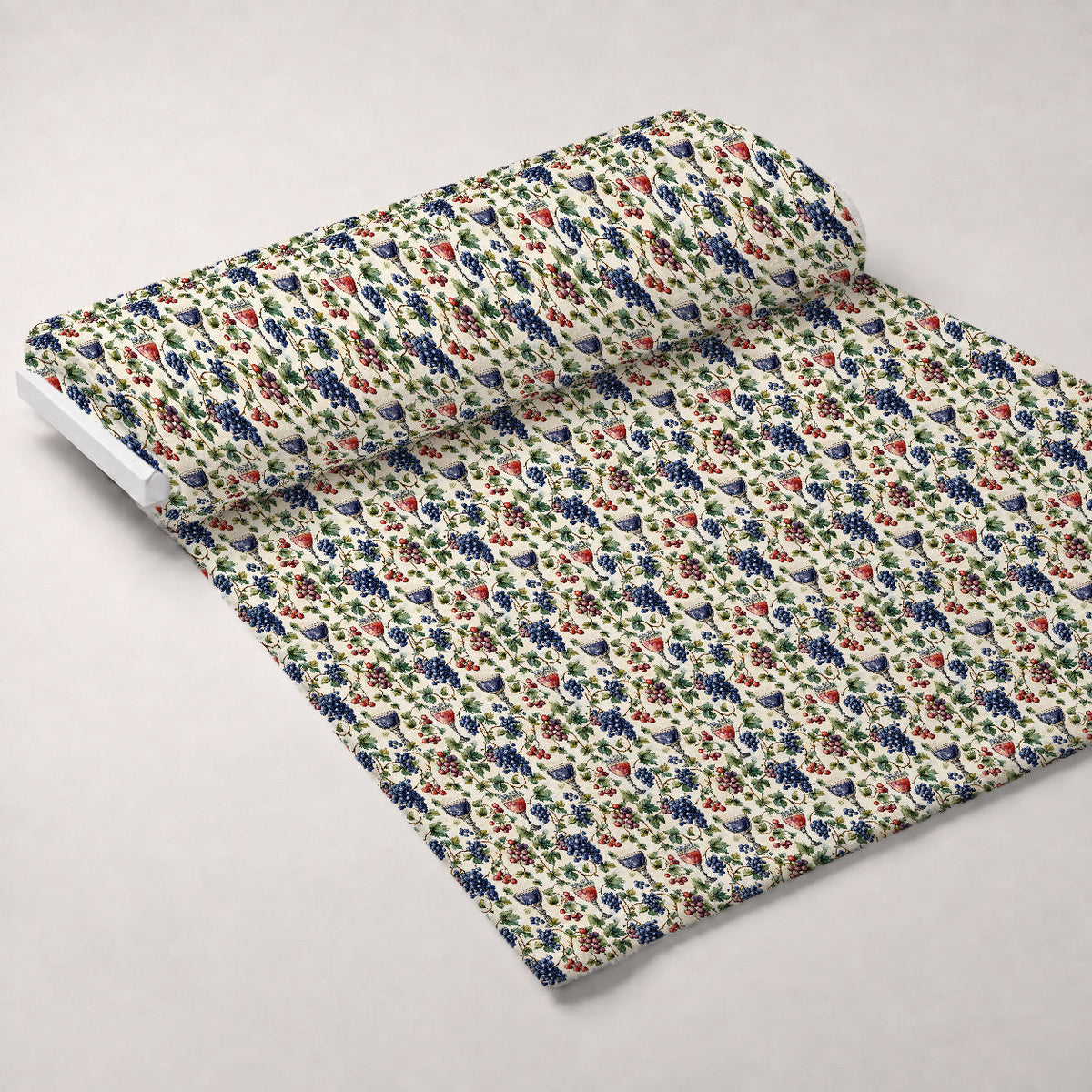 Grapes and Goblets Pattern 2 Minky Fabric