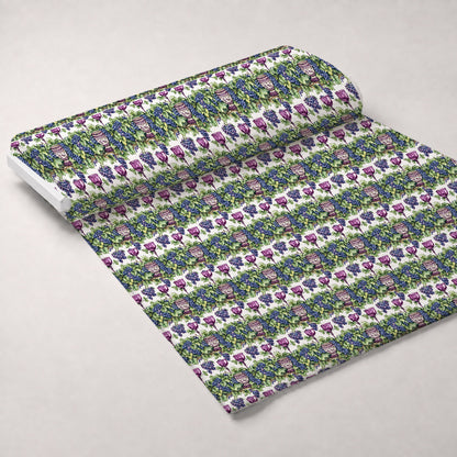 Grapes and Goblets Pattern 5 Minky Fabric