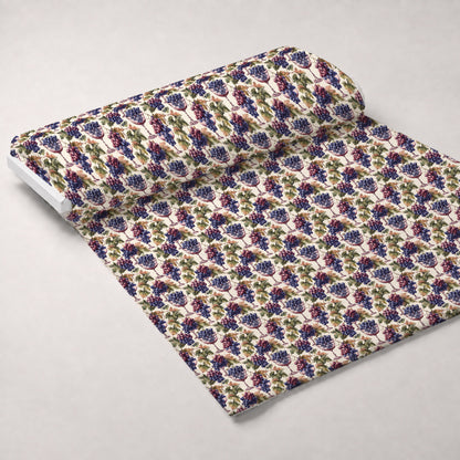 Grapes and Goblets Pattern 9 Minky Fabric